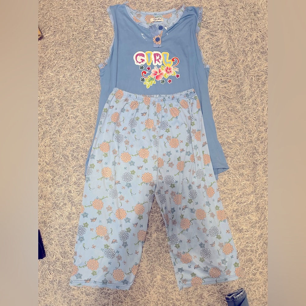 Wukou matching pajama set